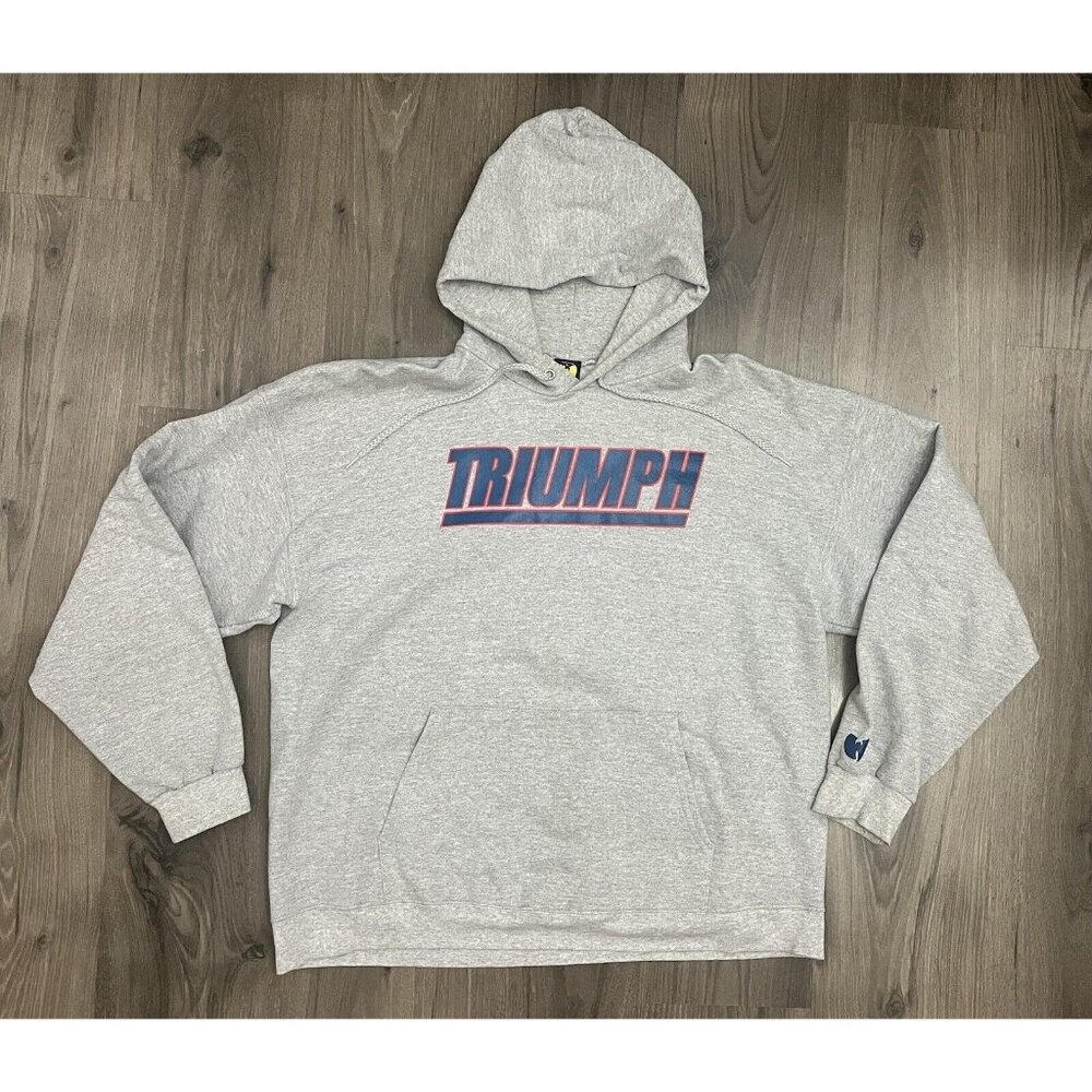 Vtg Wu Tang Brand Limtied Sweatshirt TRIUMPH Hoodie Large Rap 90s Hip Hop USA